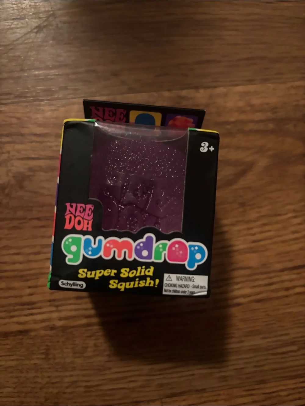 Gumdrop Super Solid Squish! Purple Stress Toy